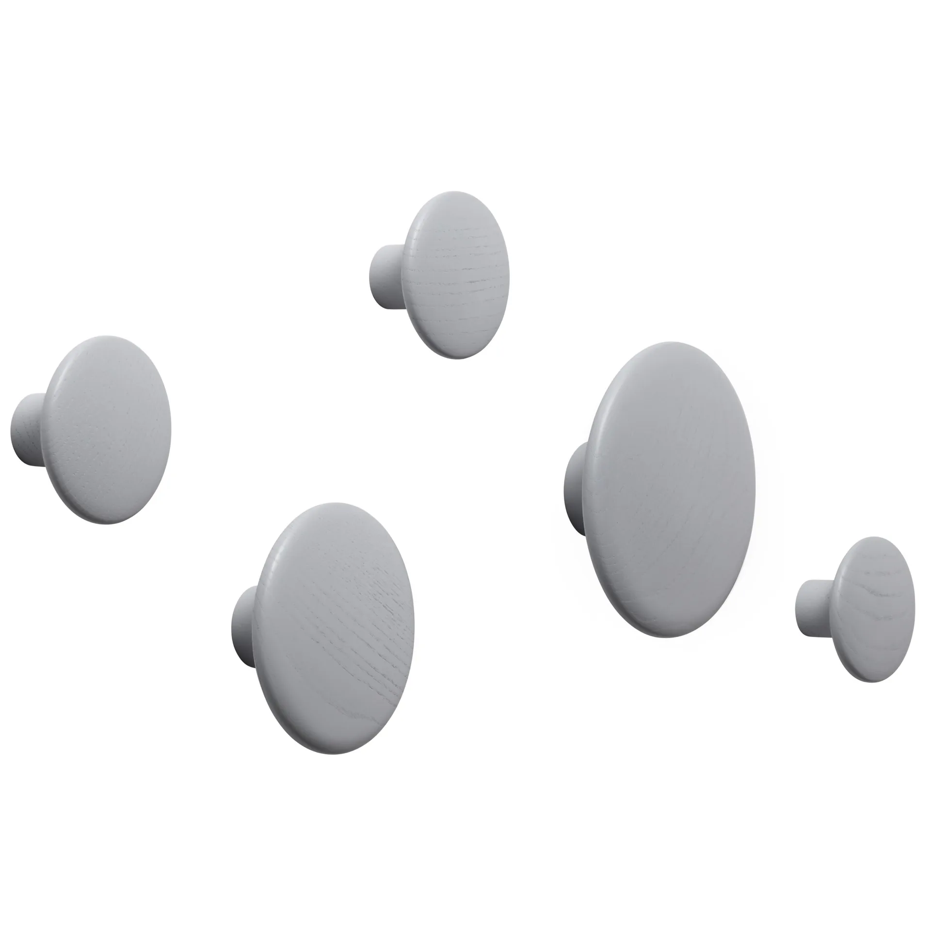 The Dots knage - grå, Ø17 cm Muuto