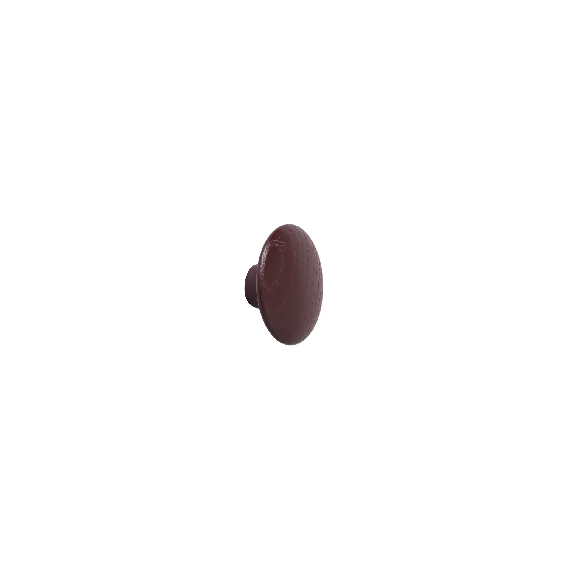 The Dots tøjknag burgundy, Ø6,5 cm Muuto