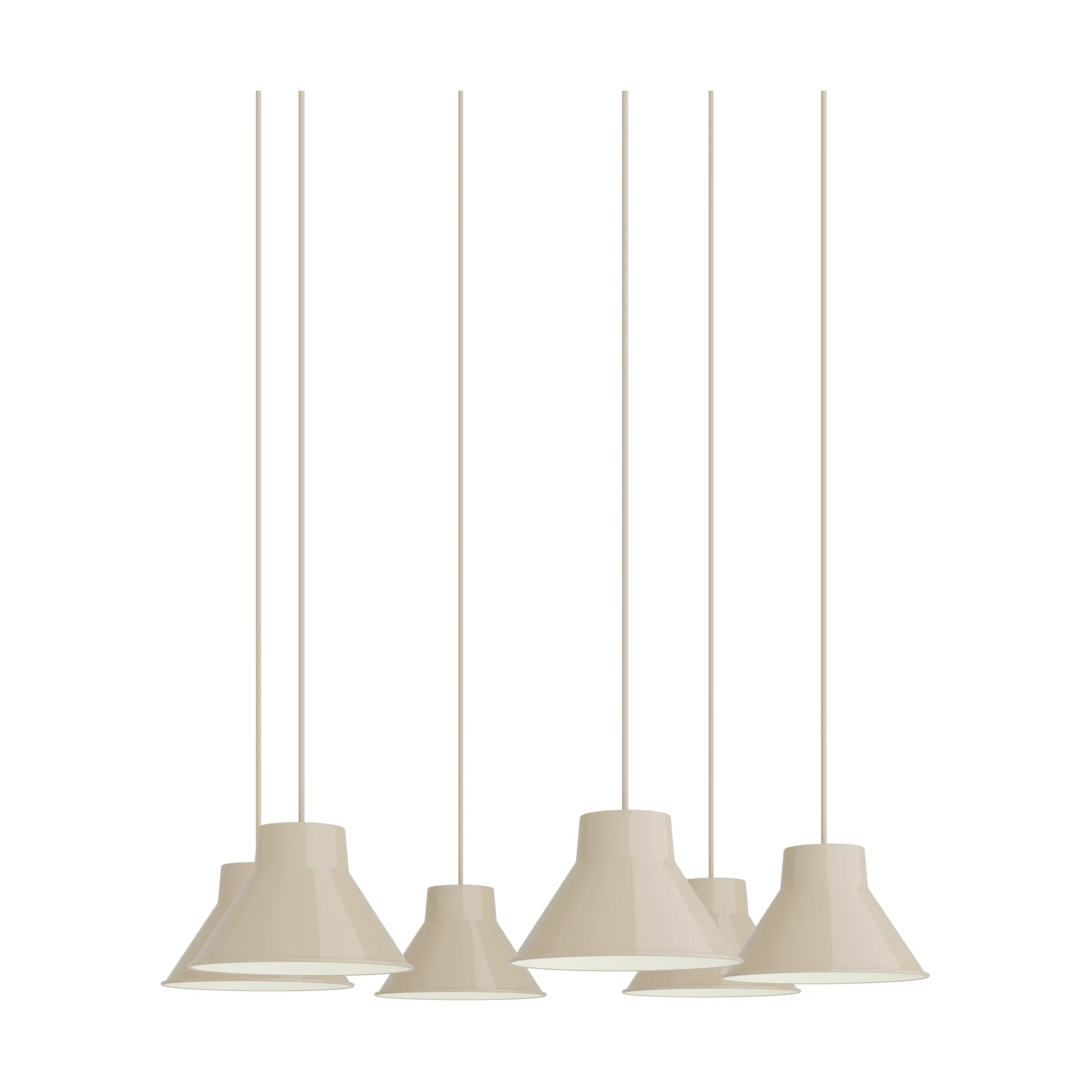 Top Pendant Cluster 6 pendel lampе, Sand, Ø21 cm Muuto