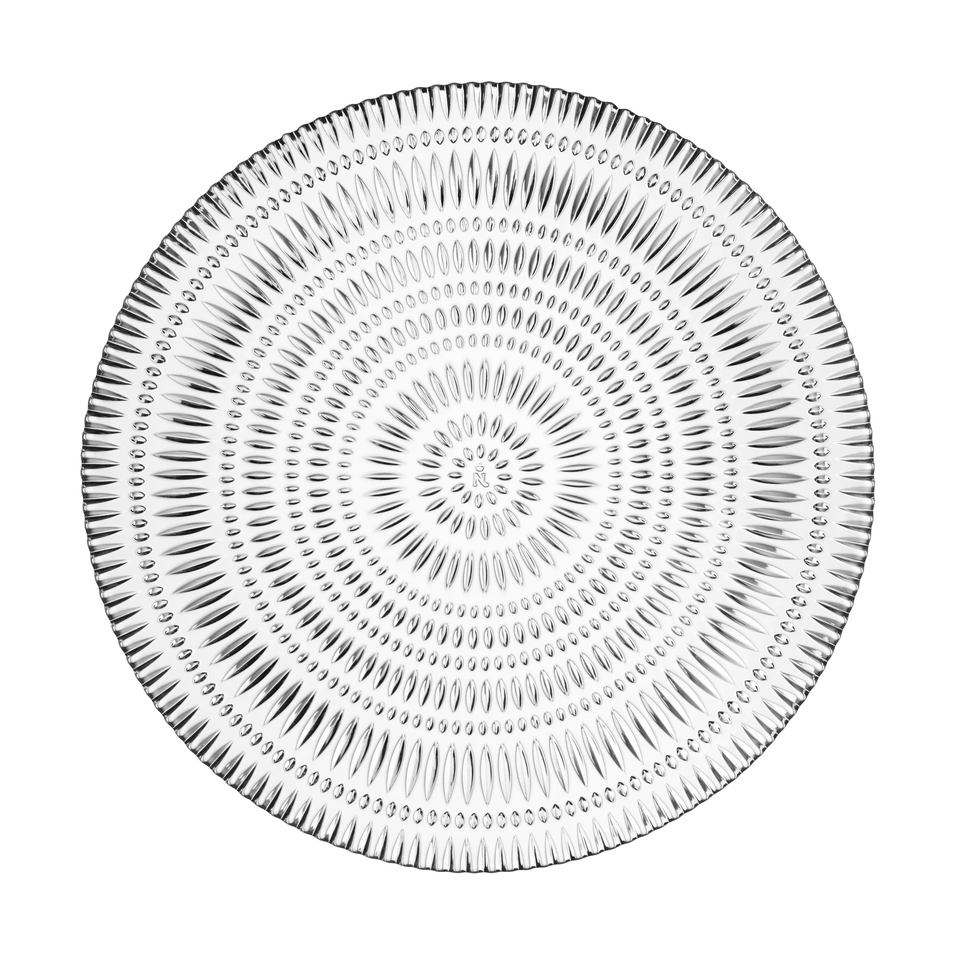 Ethno tallerken, 2-pak, krystalglas, Ø32 cm Nachtmann