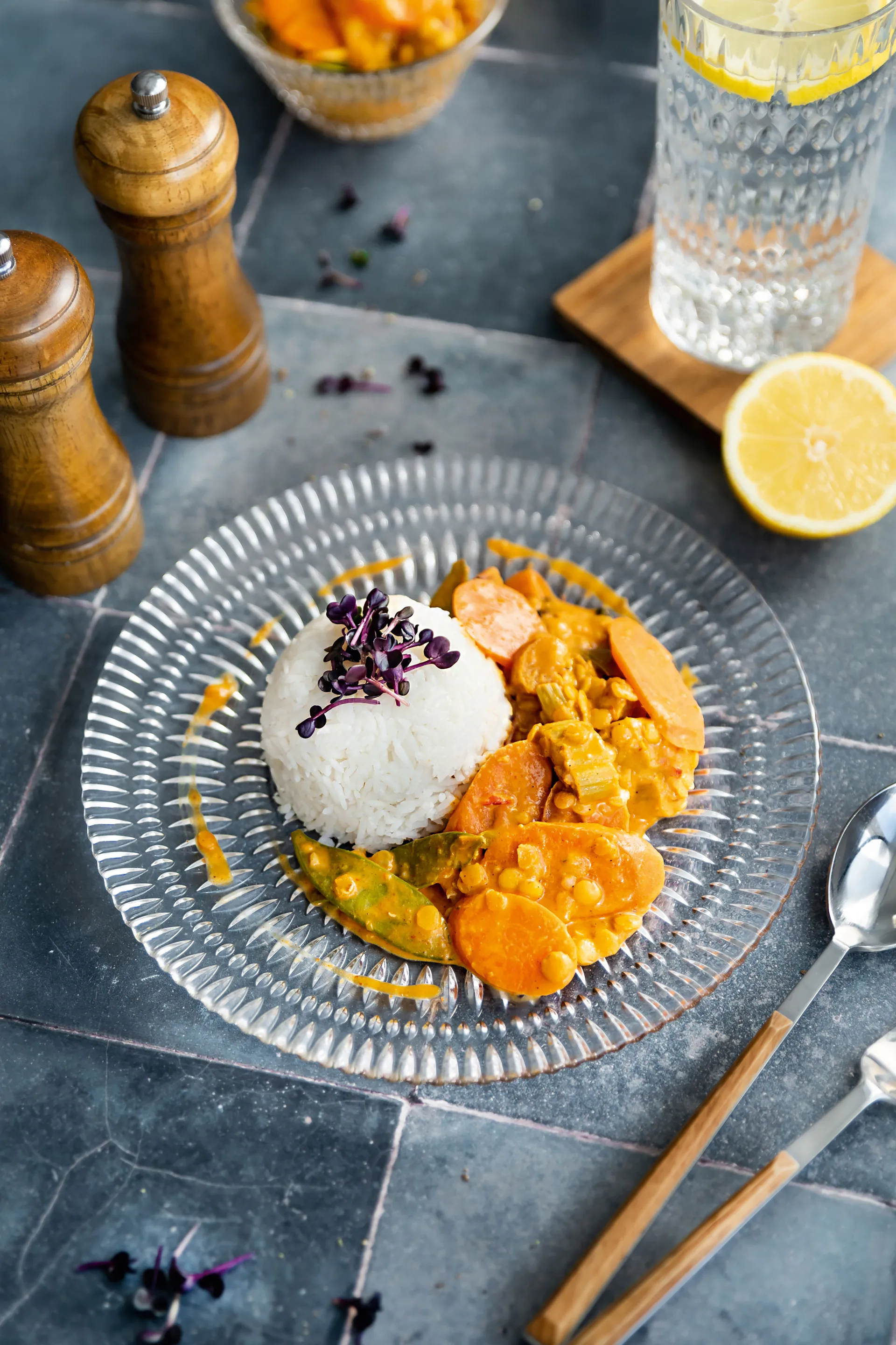 Ethno tallerken, 2-pak, krystalglas, Ø32 cm Nachtmann