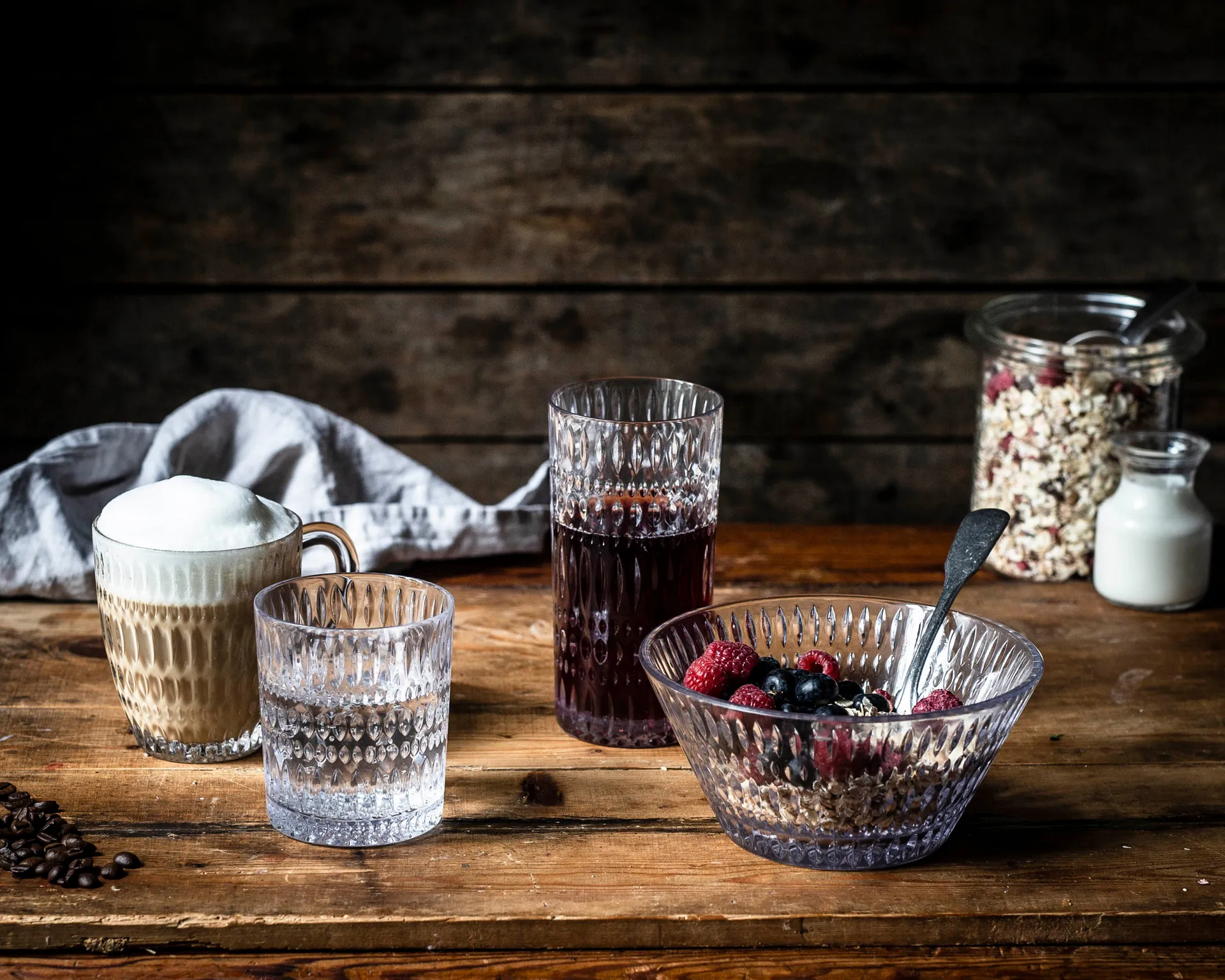 Ethno tumblerglas 29,4 cl 4-pak, Klar Nachtmann