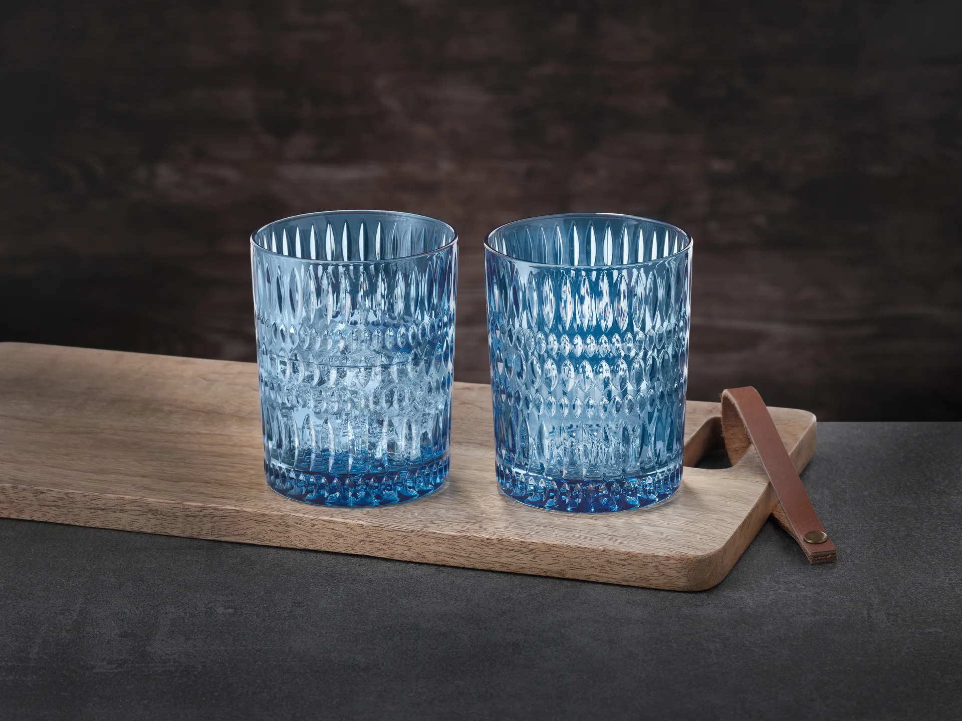 Ethno Tumblerglas 30,4 cl 2-pak, Vintage blue Nachtmann