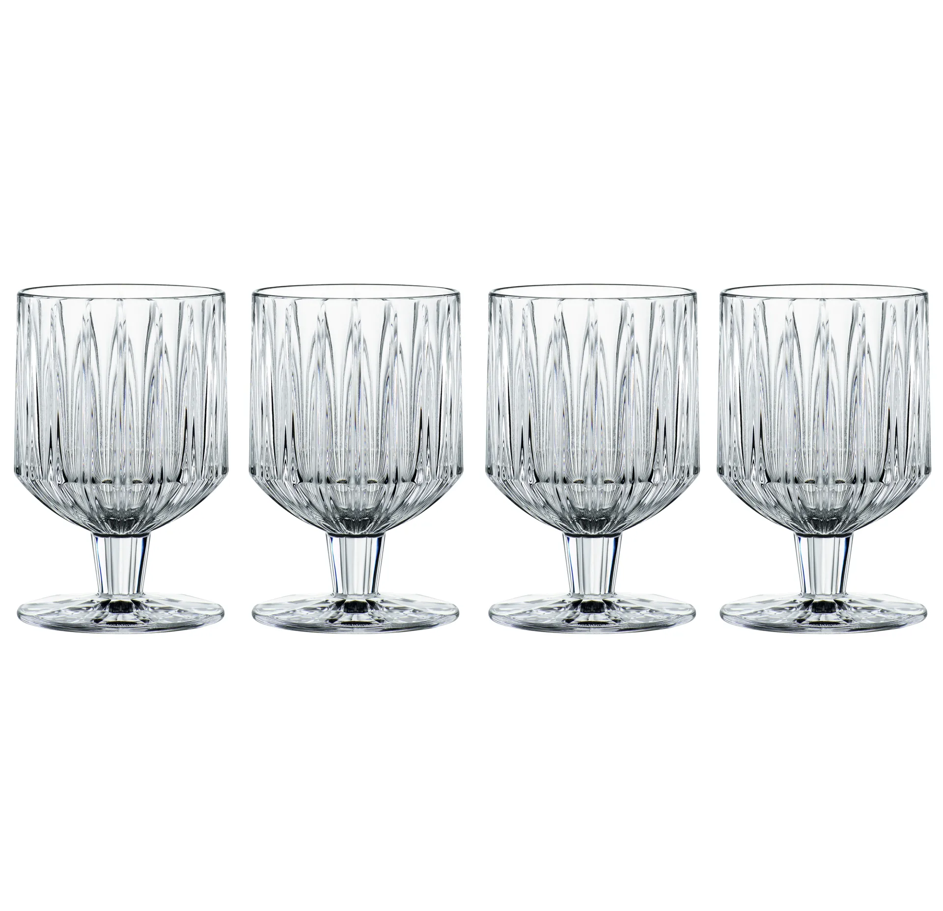 Jules glas på fod 4-pak, Klar Nachtmann