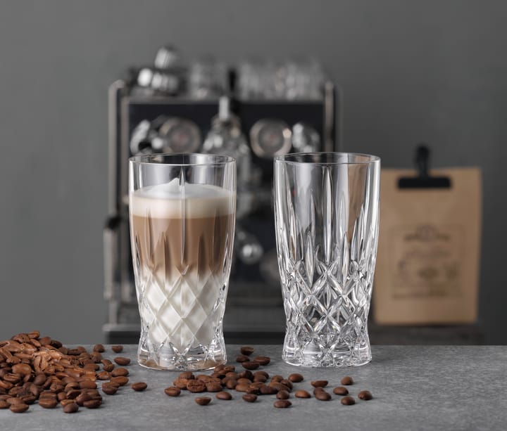 Noblesse Barista Latte glas 35 cl 2-pak, Clear Nachtmann