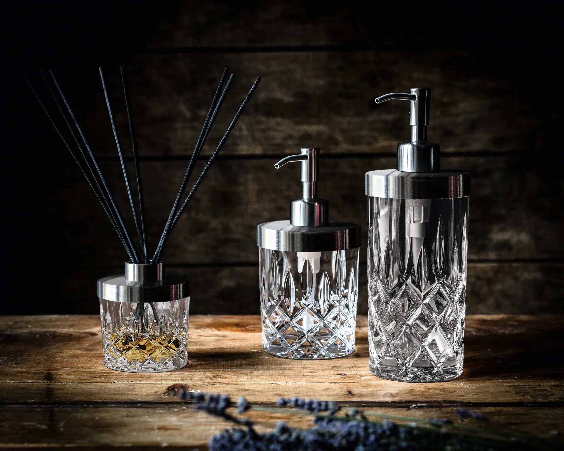 Noblesse sæbedispenser 16,5 cm, Klar Nachtmann