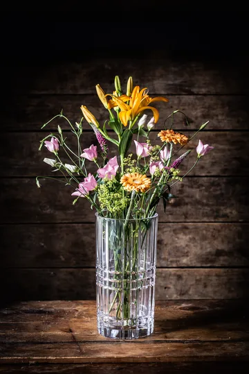 Square vase - Krystalglas, 28 cm - Nachtmann