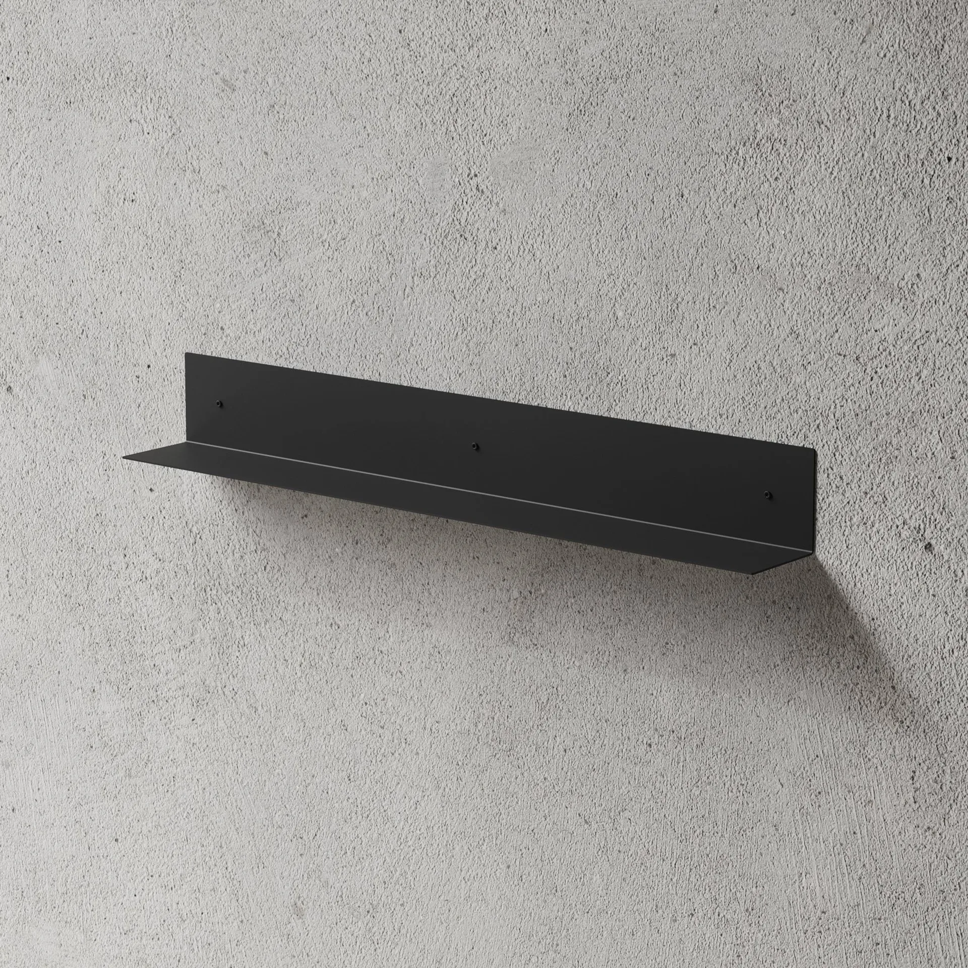 Nichba badeværelseshylde, Black, 80 cm Nichba