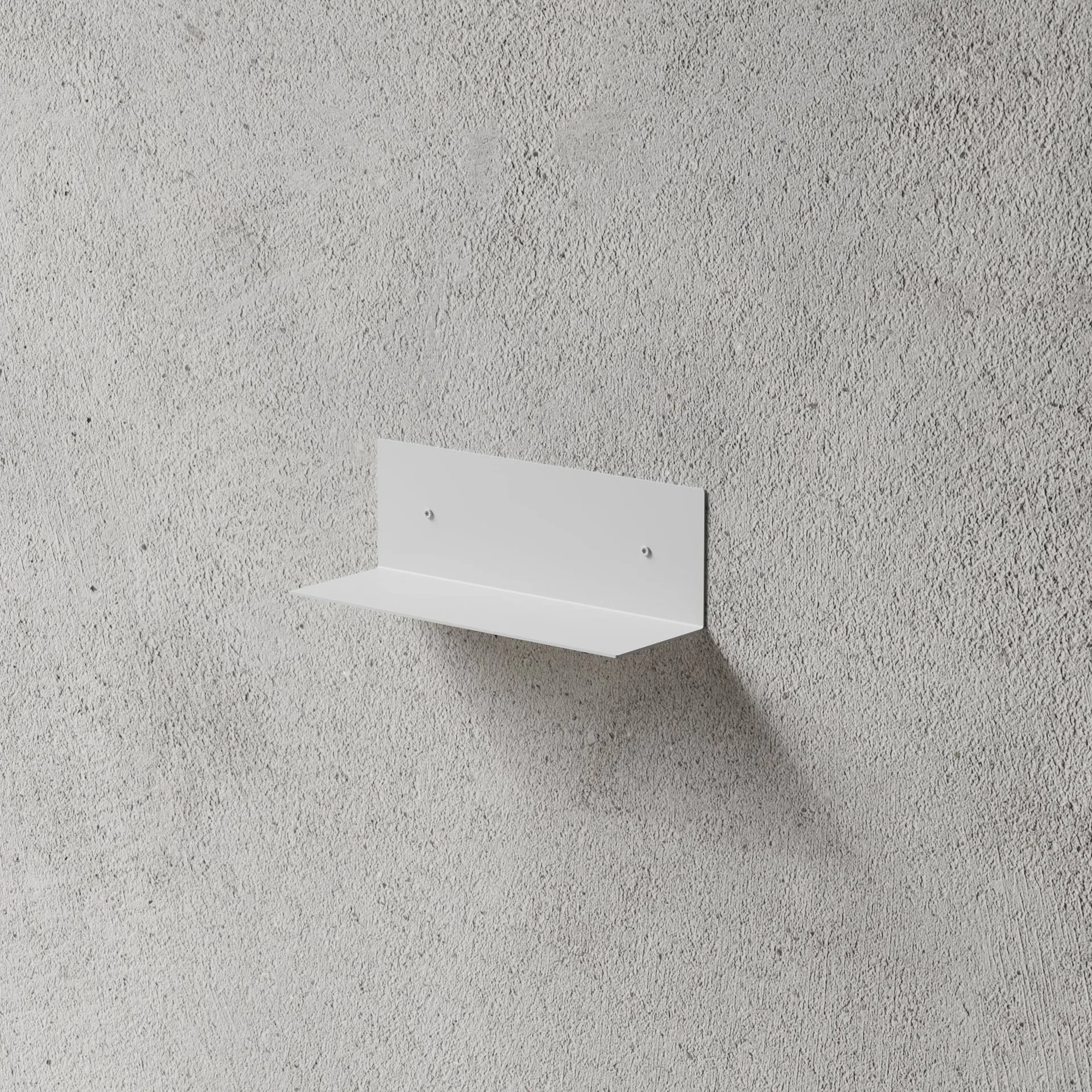 Nichba badeværelseshylde, Hvid, 30 cm Nichba