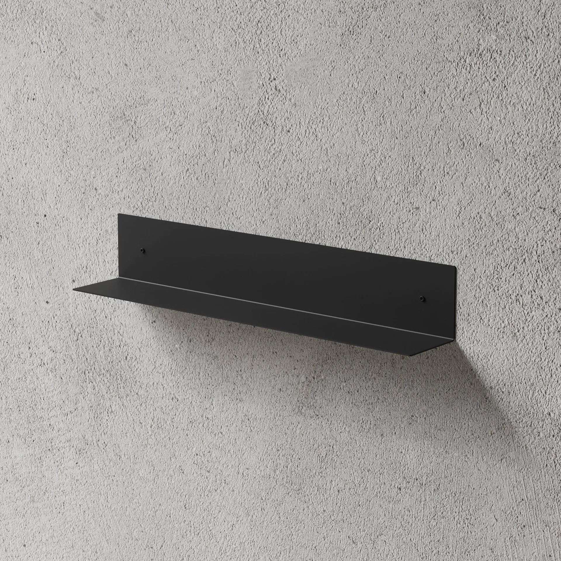 Nichba badeværelseshylde, Sort, 60 cm Nichba