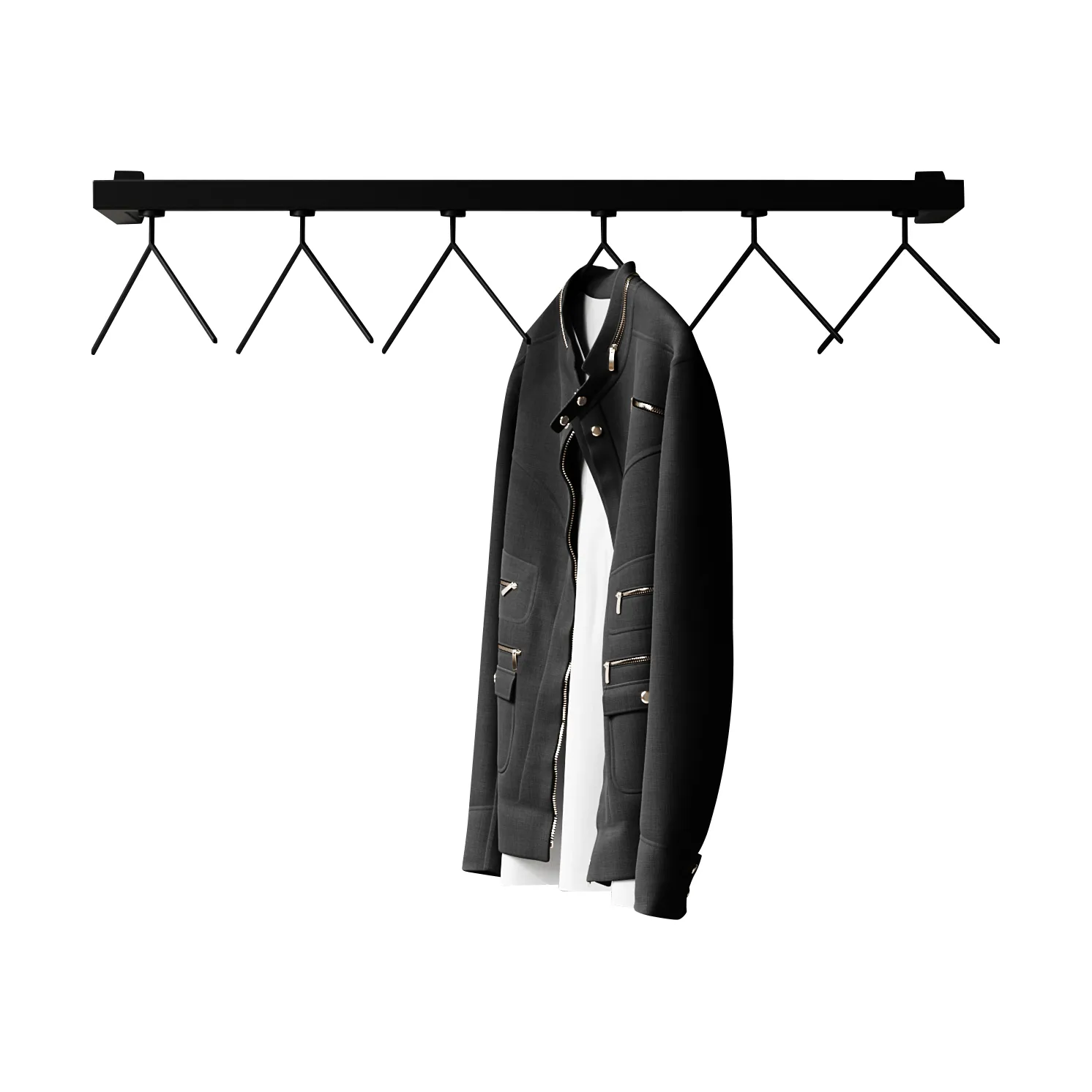 Nichba HangSys tøjkrog, Sort, 100 cm Nichba