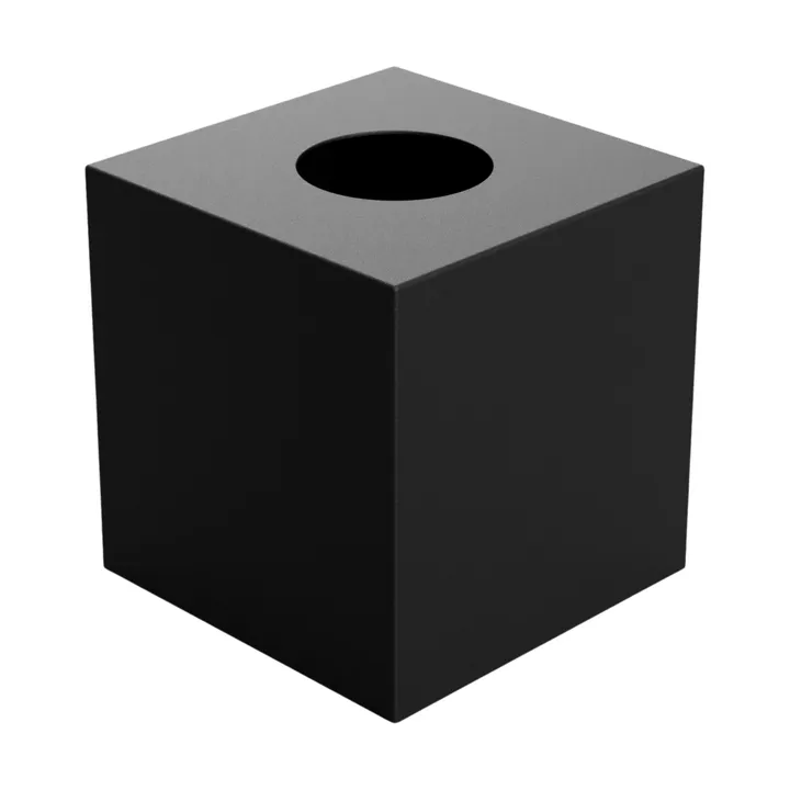 Nichba lommetørklædeæske - Black - Nichba