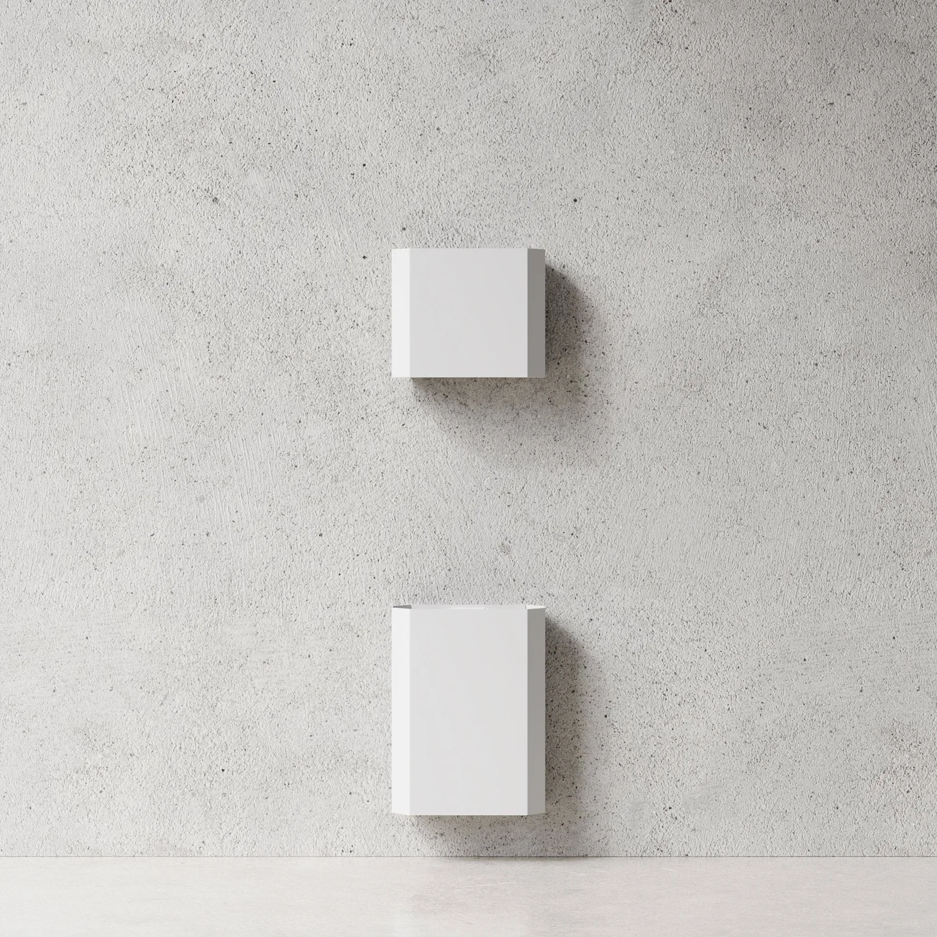 Nichba papirkurv, White, 12 L Nichba