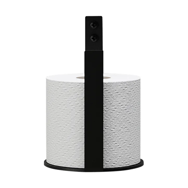 Nichba toiletpapirholder ekstra, Black Nichba