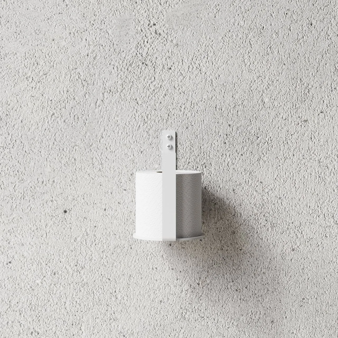 Nichba toiletpapirholder ekstra, Hvid Nichba