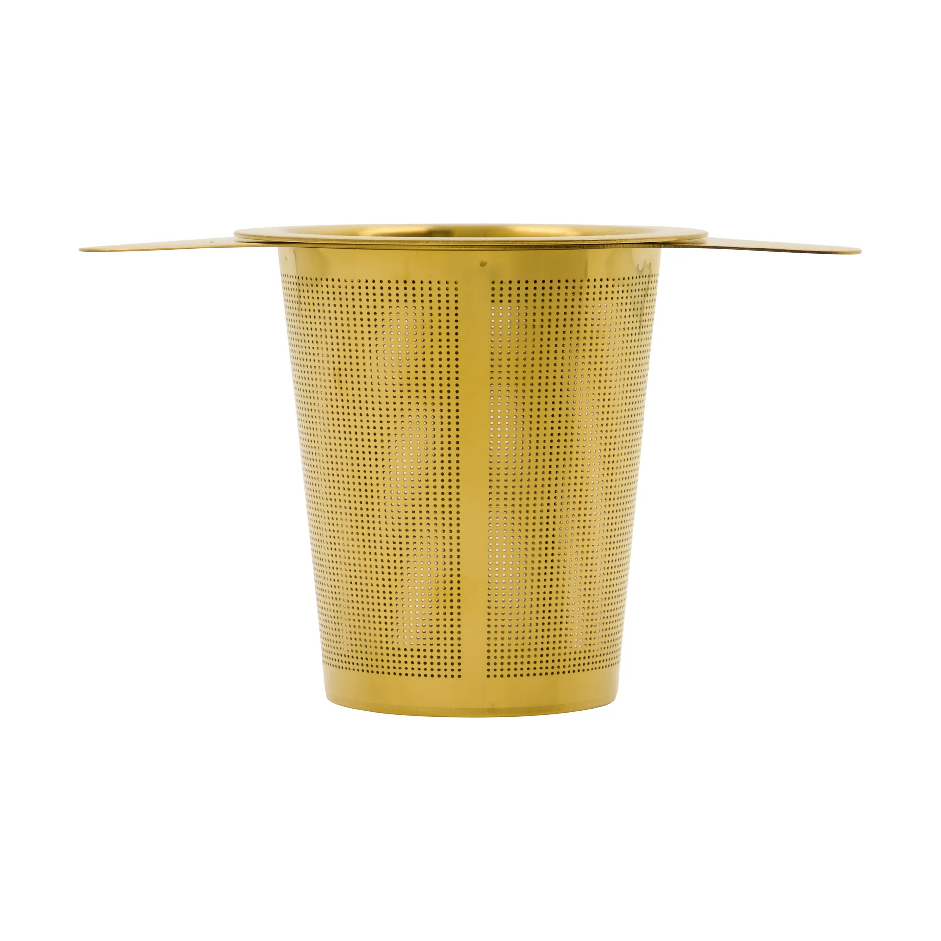 Nicolas Vahé tea strainer, Gylden finish Nicolas Vahé