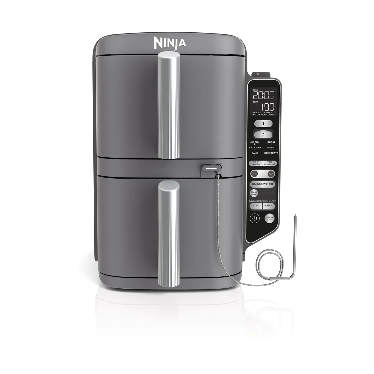 Ninja Ninja Air Fryer SL451EU stacked dual zone XL 9,5 L Sort