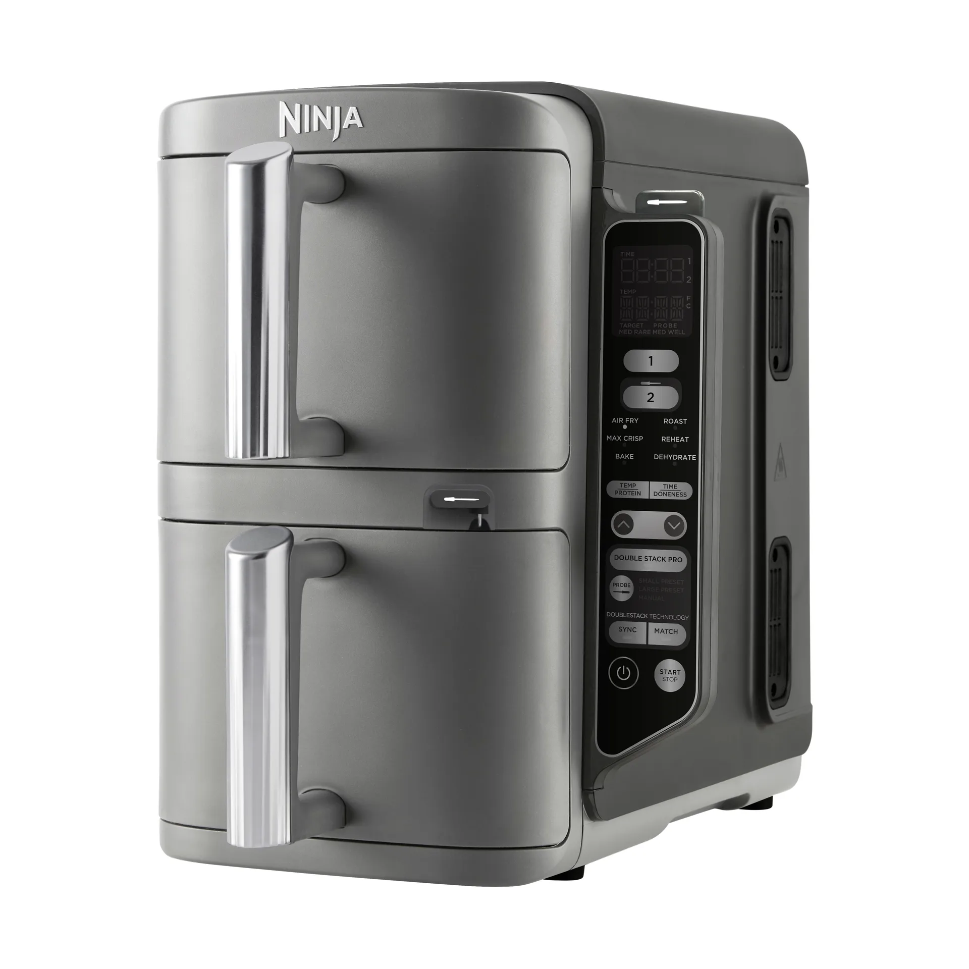 Ninja Air Fryer SL451EU stacked dual zone XL 9,5 L, Sort Ninja