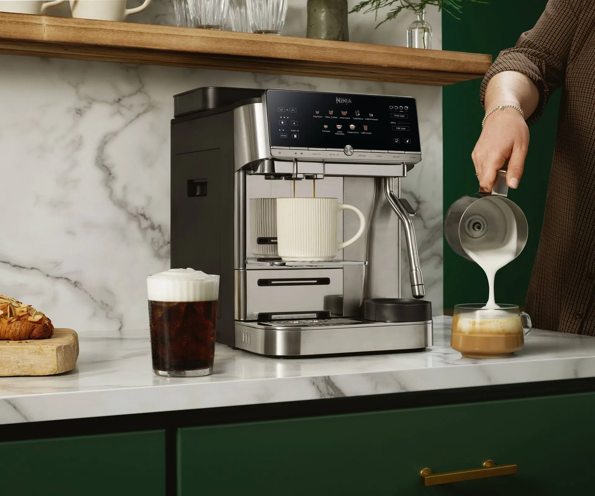 Ninja AutoBarista automatisk espressomaskine, Black Ninja