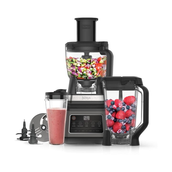 Ninja BN800 3-i-1 køkkenmaskine & blender med Auto-iQ, Sort Ninja