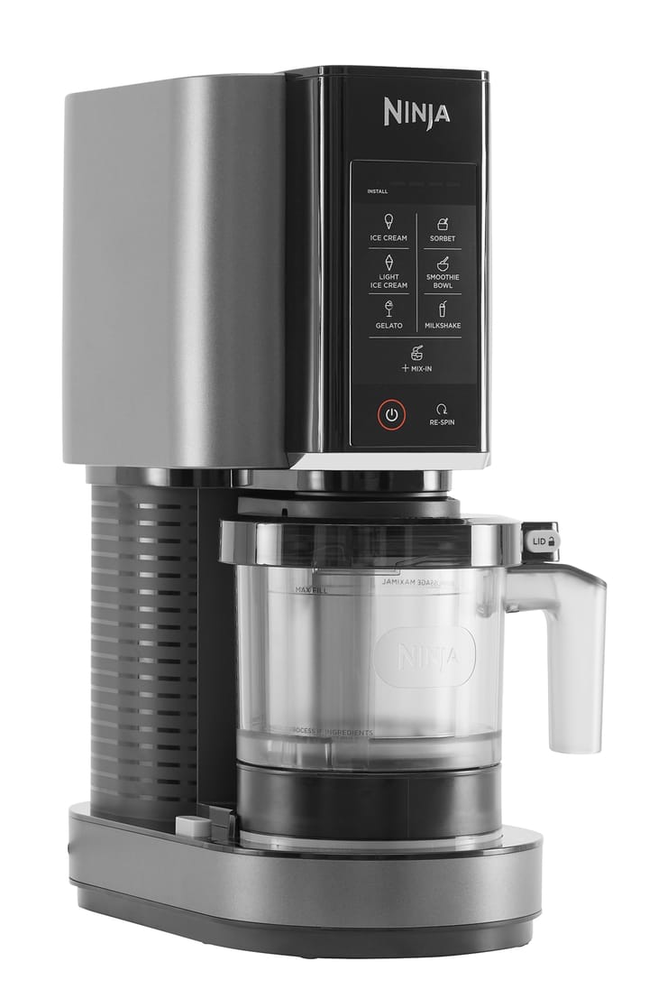 Ninja CREAMi NC300 ismaskine - Rustfrit stål-sort - Ninja