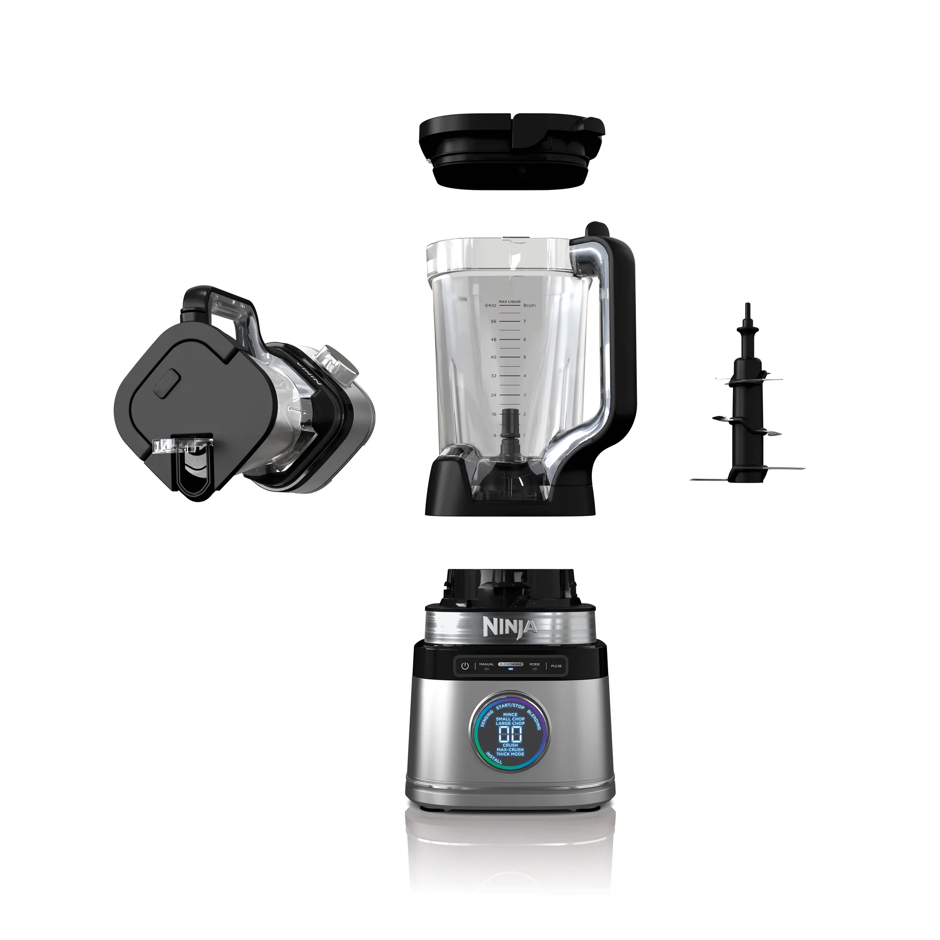 Ninja Detect TB201 powerblender 1,9 l, Sort Ninja