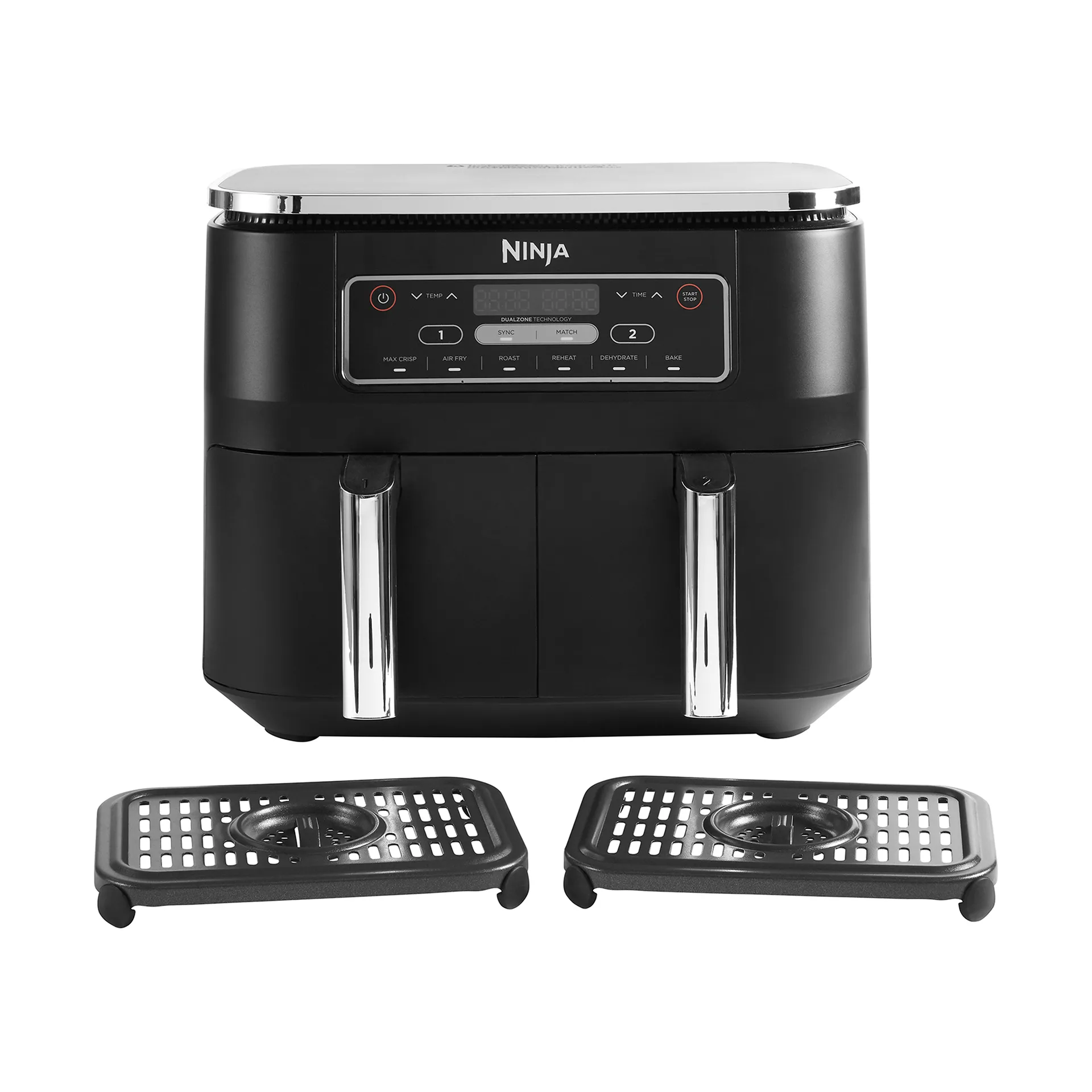 Ninja Foodi AF300 Air Fryer Dual Zone 7,6 L, Sort Ninja