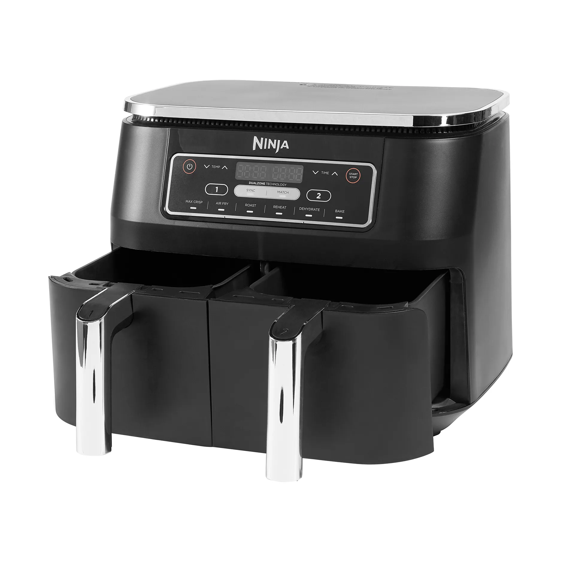 Ninja Foodi AF300 Air Fryer Dual Zone 7,6 L, Sort Ninja