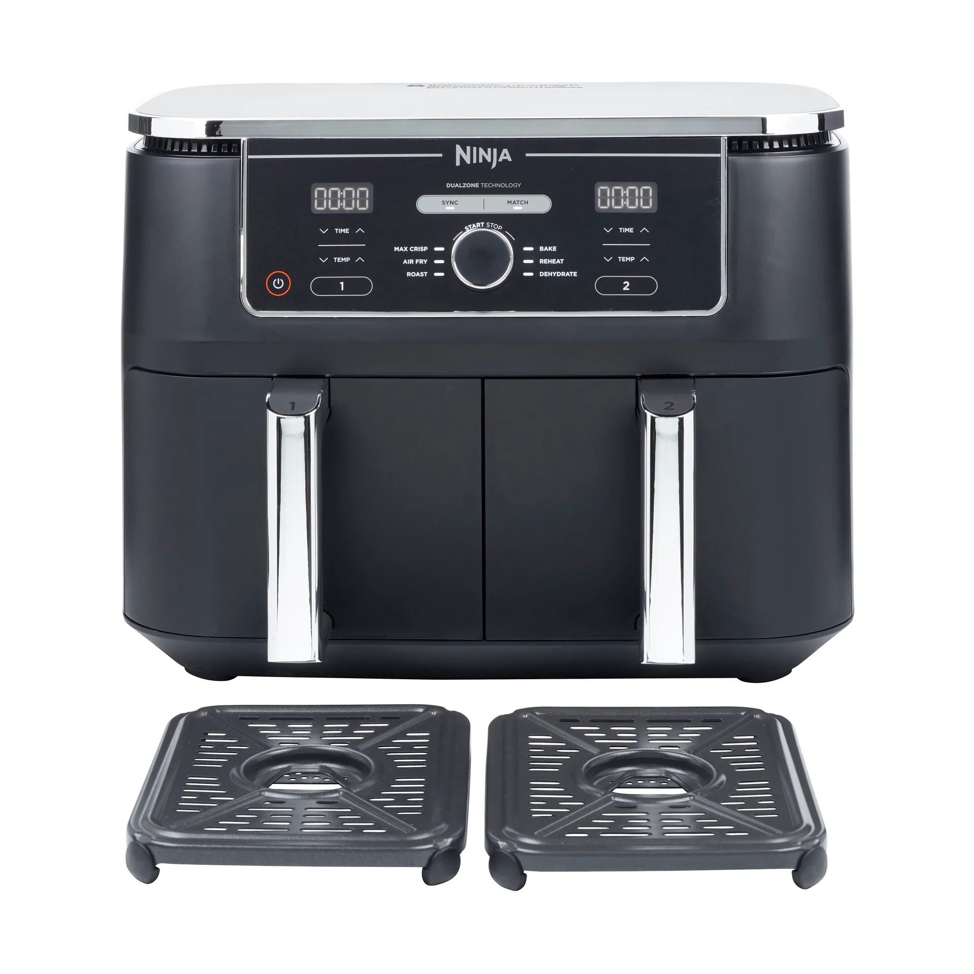 Ninja Foodi AF400 Air Fryer Max Dual Zone 9,5 L, Sort Ninja