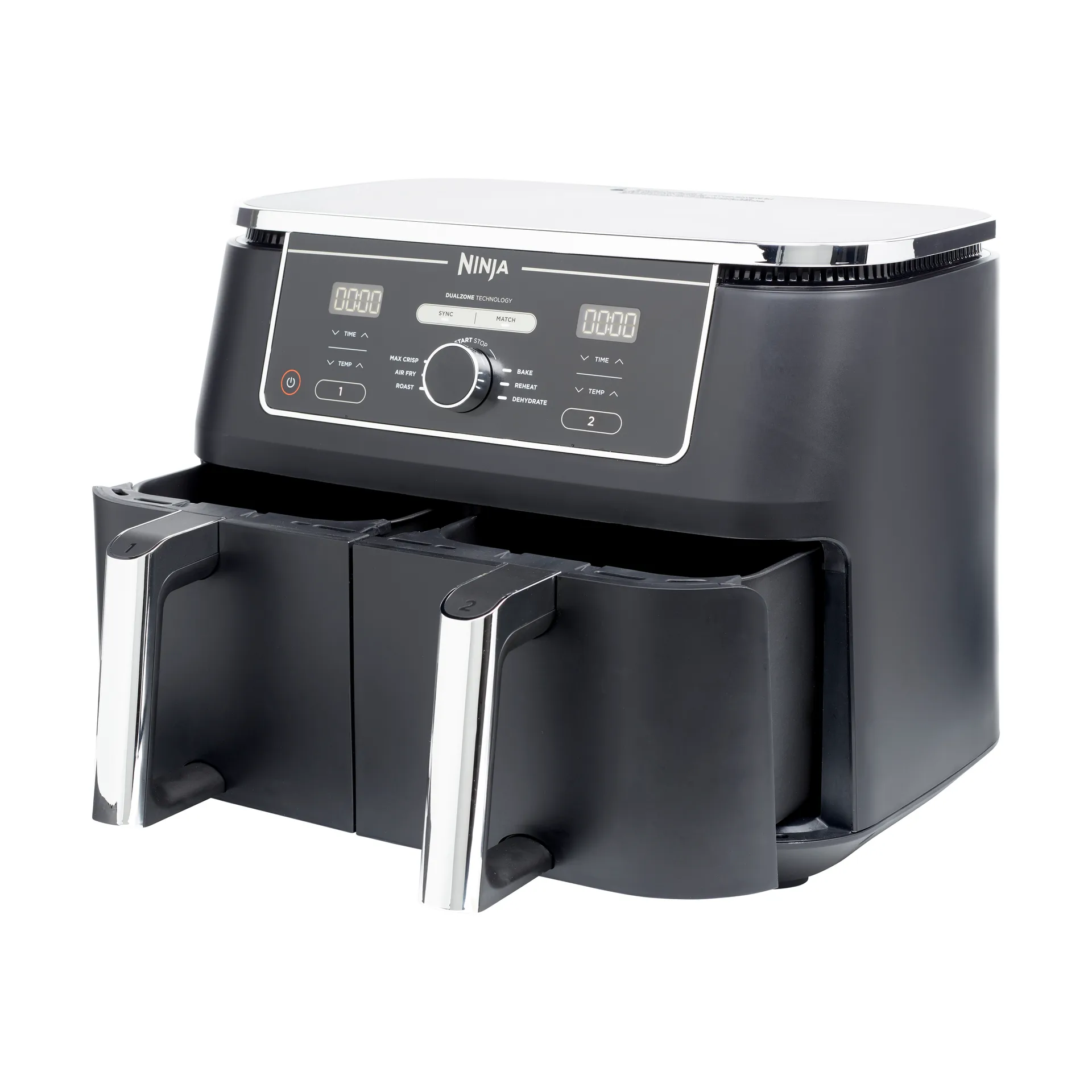 Ninja Foodi AF400 Air Fryer Max Dual Zone 9,5 L, Sort Ninja