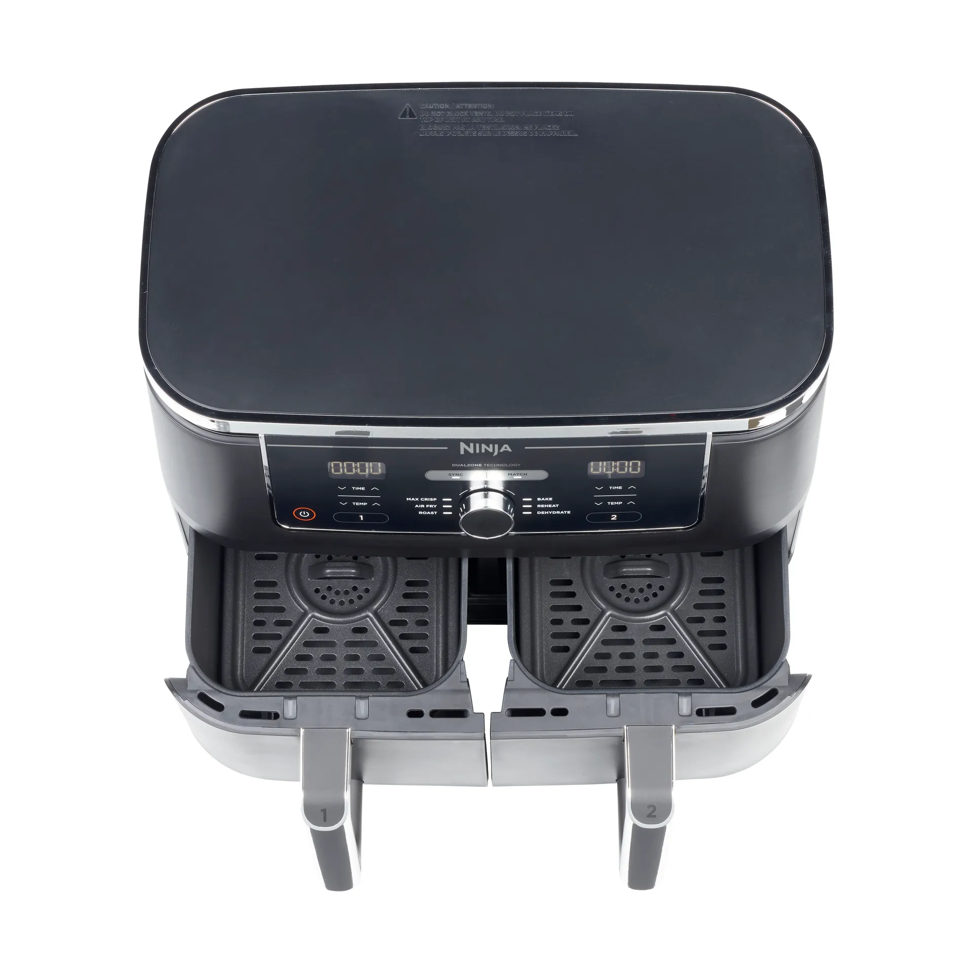 Ninja Foodi AF400 Air Fryer Max Dual Zone 9,5 L, Sort Ninja