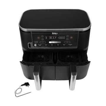 Ninja Foodi Max AF451 Airfryer Dual Zone med termometer 9,5 L - Sort - Ninja