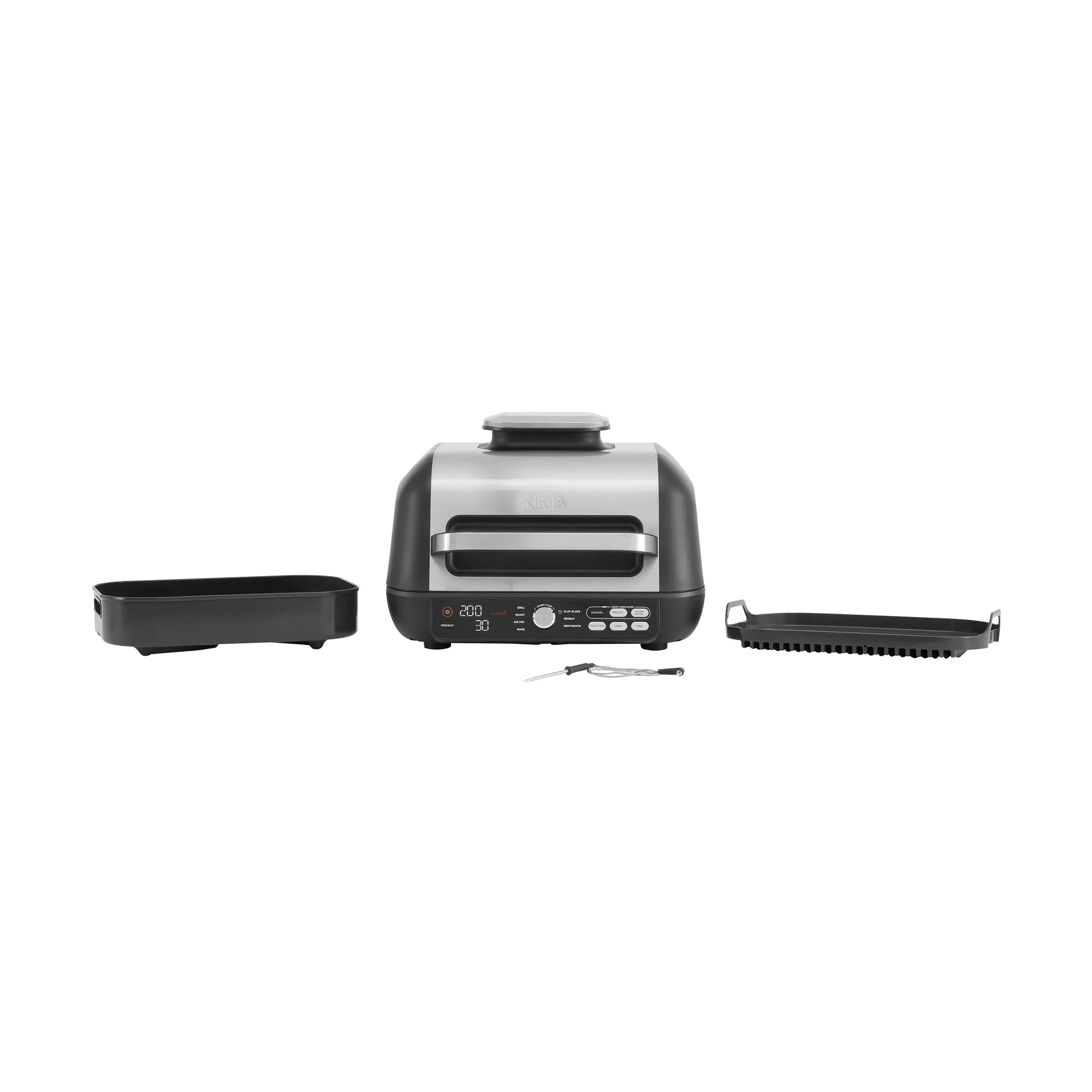 Ninja Foodi Pro AG651 elektrisk grill & varmluftsfrituregryde 7-in-1, Sort Ninja