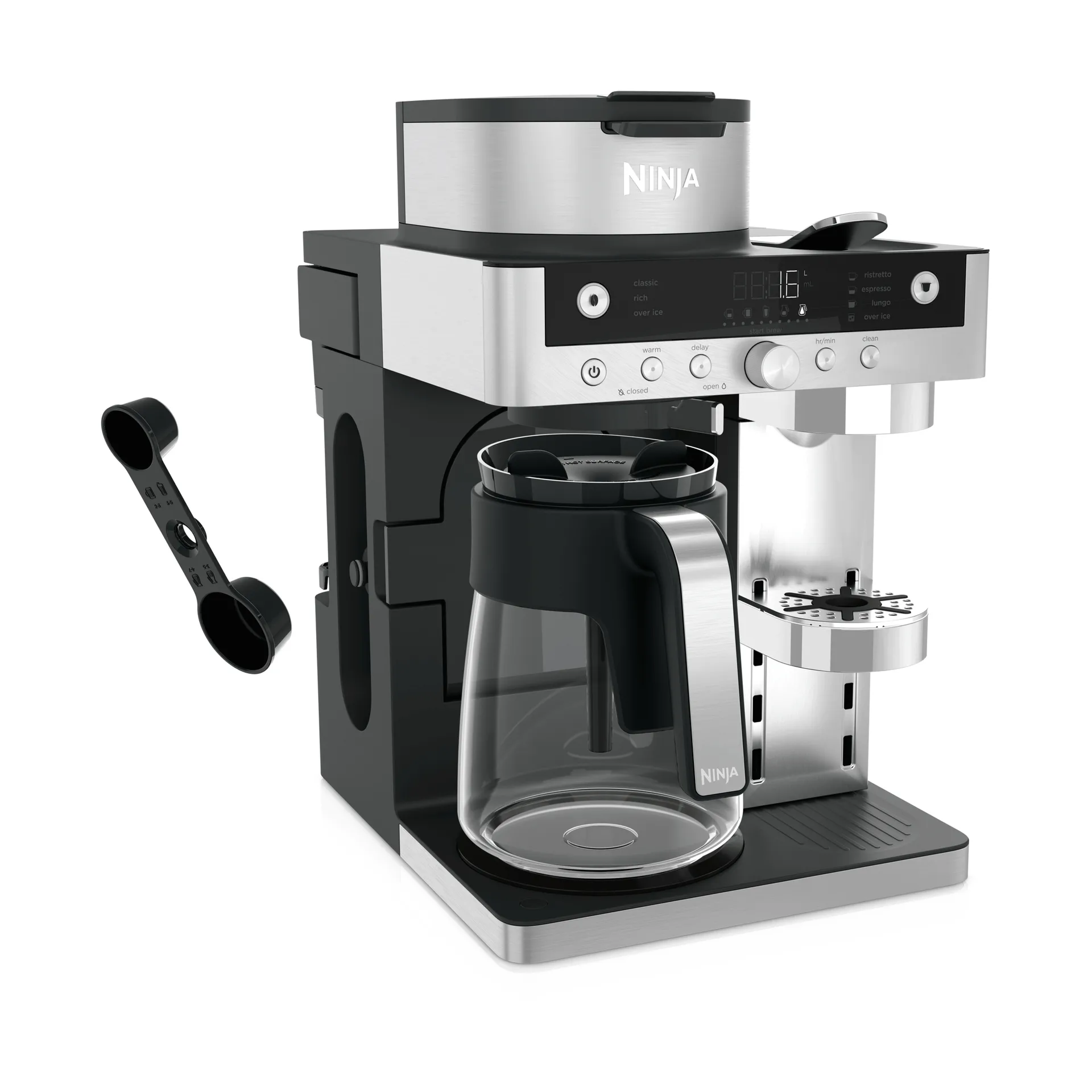 Ninja Prestige Dualbrew automatisk espressomaskine, Black Ninja
