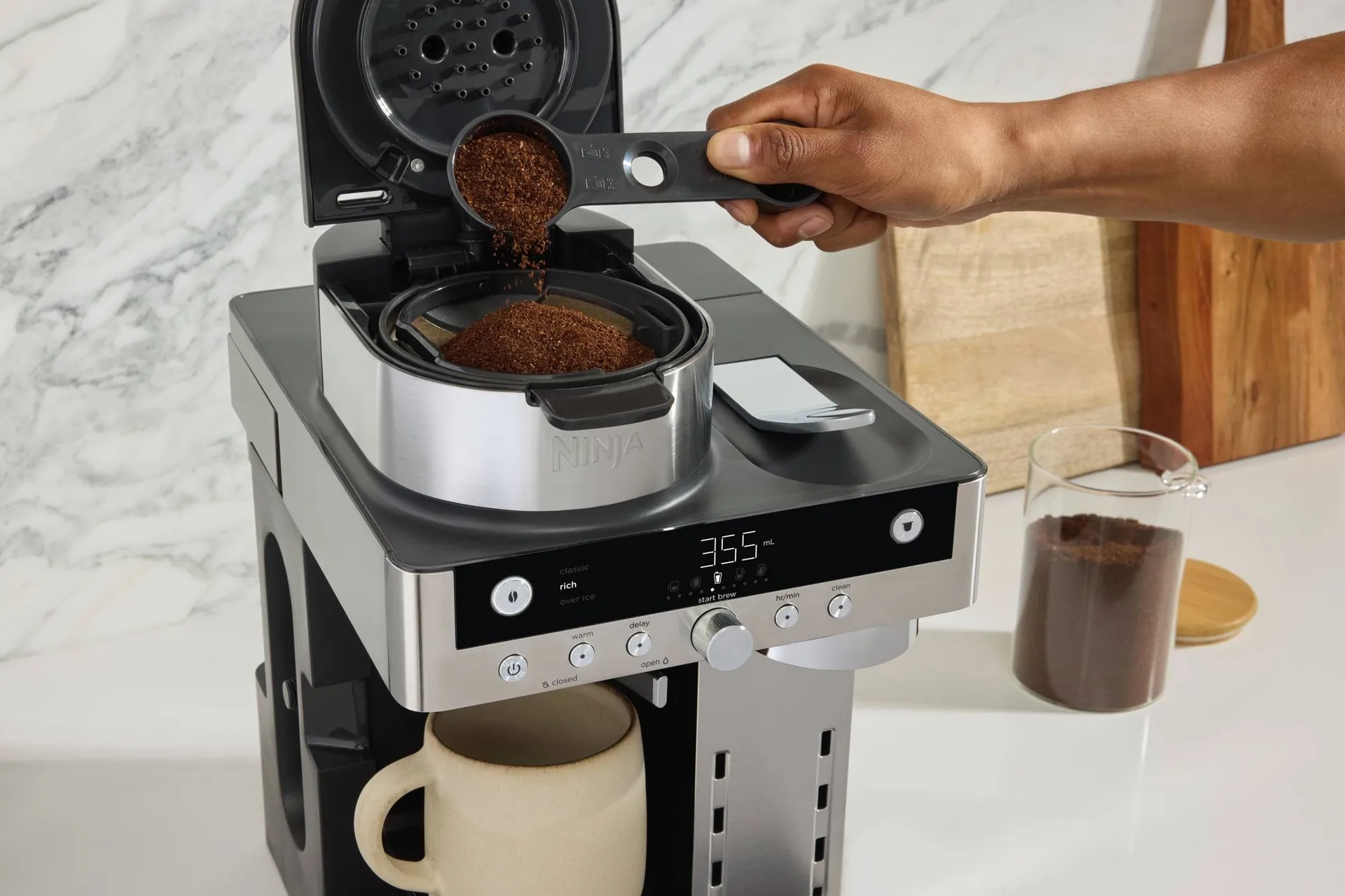 Ninja Prestige Dualbrew automatisk espressomaskine, Black Ninja