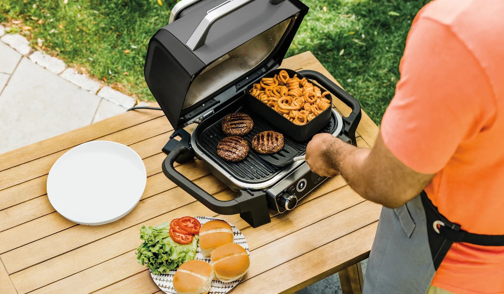 Ninja Woodfire grillboks 16x23 cm, Sort Ninja