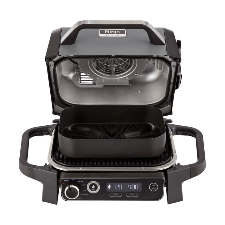 Ninja Woodfire OG701 7-i-1 elgrill 46x46 cm, Sort Ninja