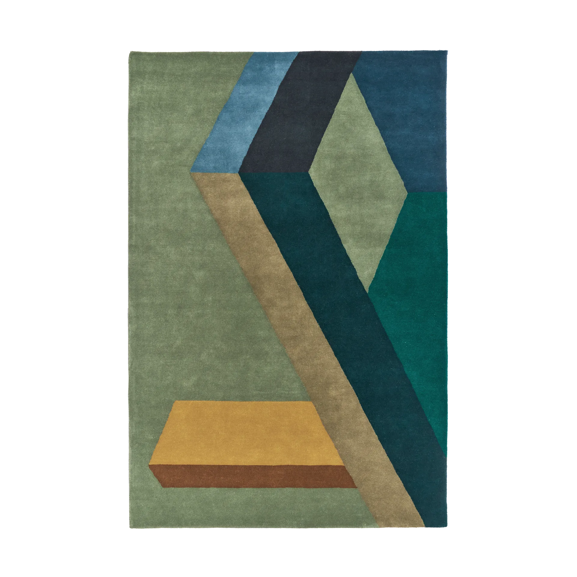 ASPEKT uldtæppe Pavilion Petroleum, 170x240 cm NJRD