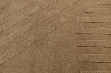 Levels Stripes uldtæppe - Beige, 200x300 cm - NJRD