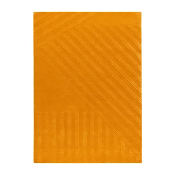 Levels Stripes uldtæppe - Gul, 170x240 cm - NJRD