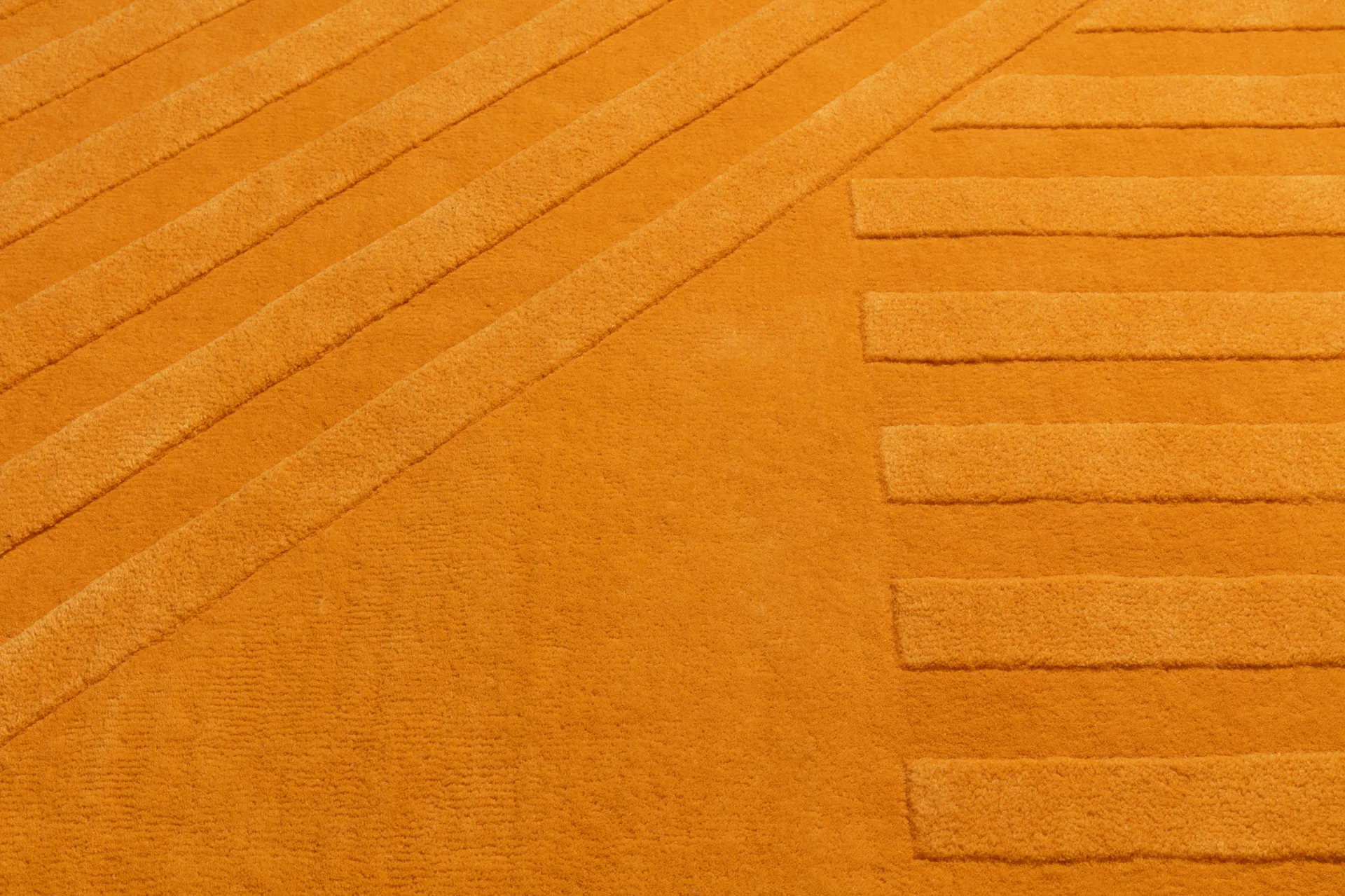 Levels Stripes uldtæppe, Gul, 200x300 cm NJRD