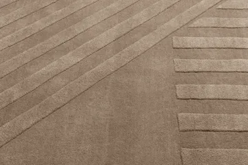 Levels Stripes uldtæppe - Muldvarp, 200x300 cm - NJRD