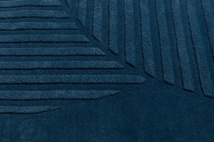 Levels uldtæppe circles blå, 170x240 cm NJRD