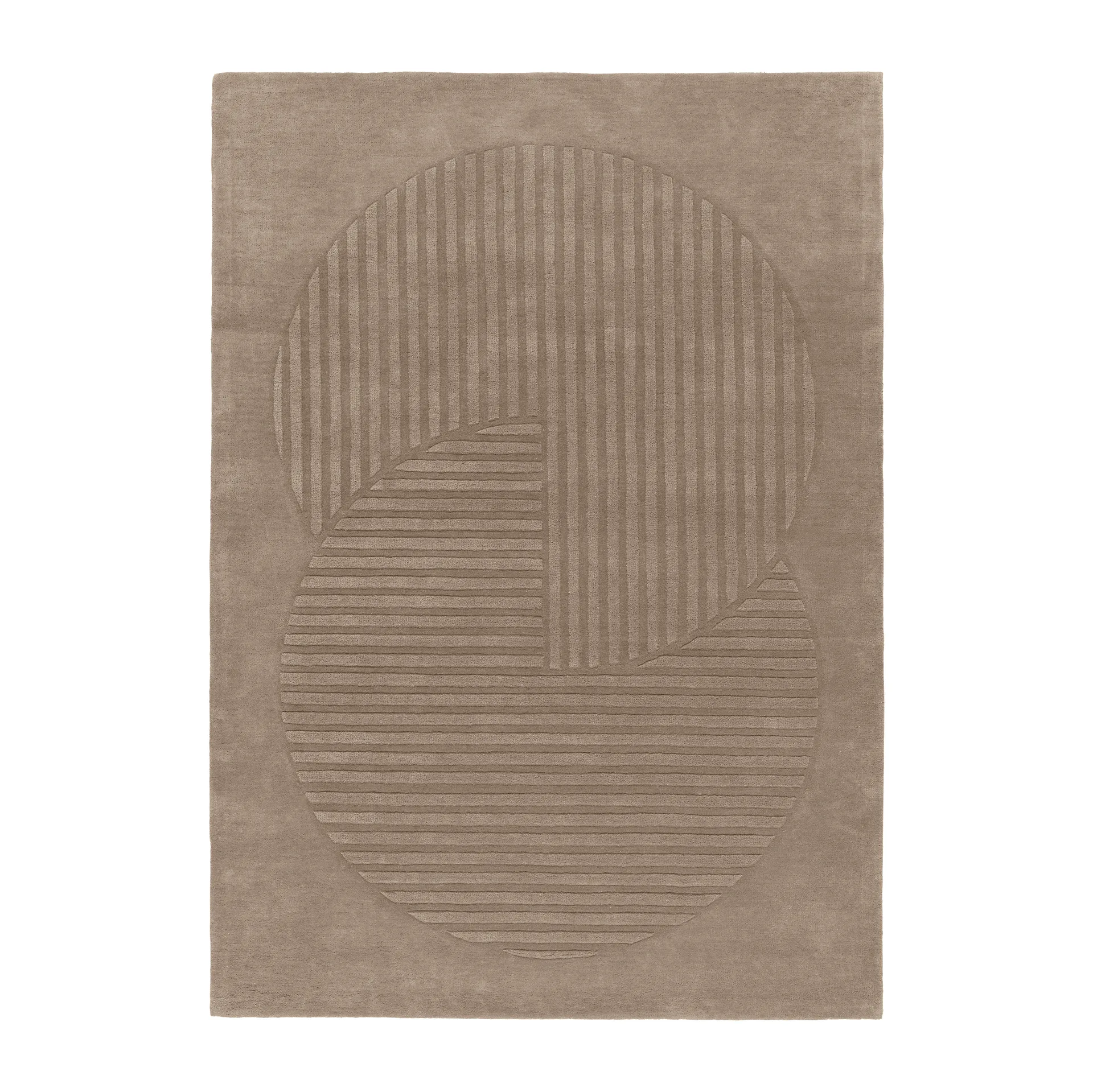 Levels uldtæppe circles mole, 170x240 cm NJRD