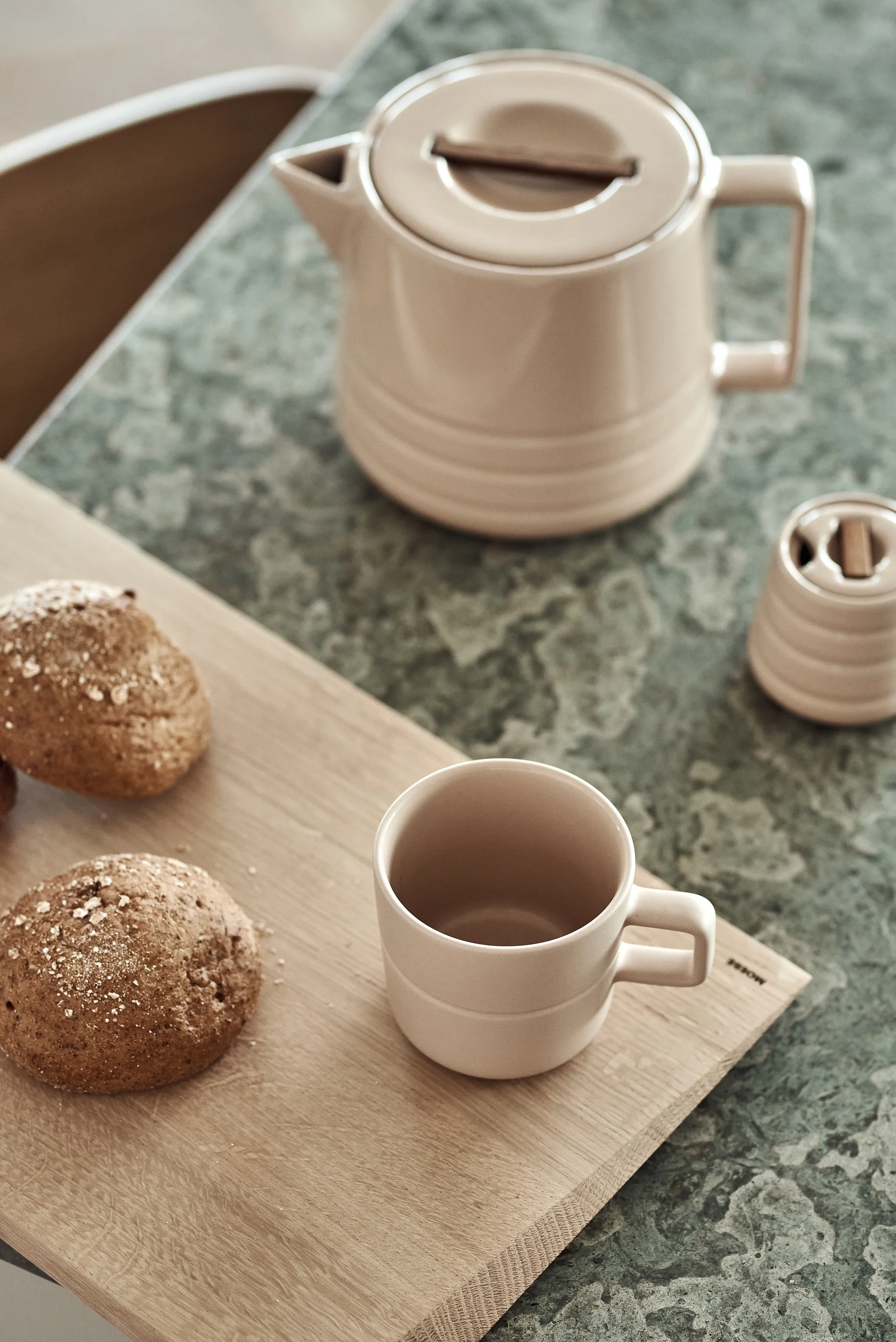 Lines krus 30 cl 2 stk., beige NJRD