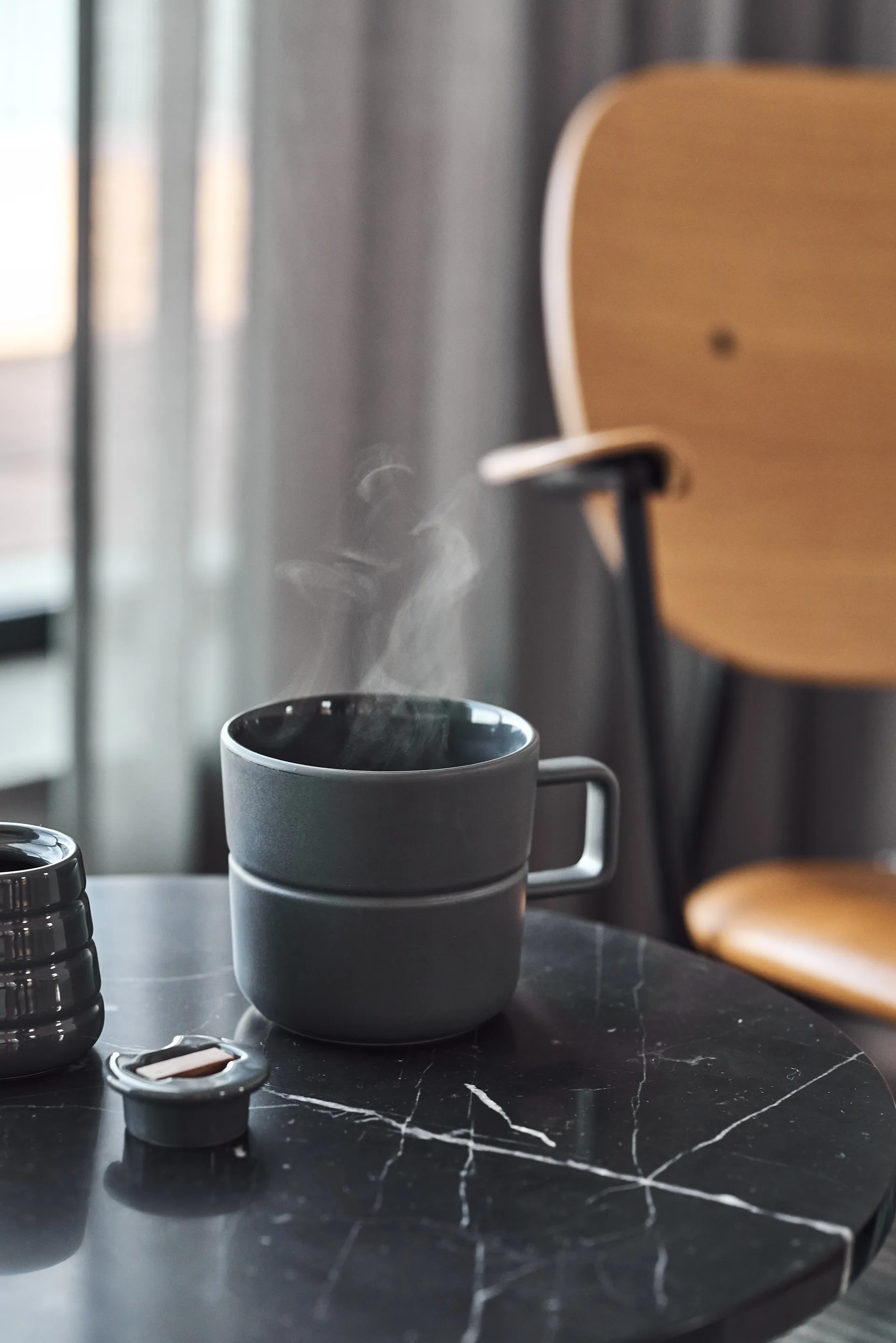 Lines sukkerskål, mørkegrå NJRD