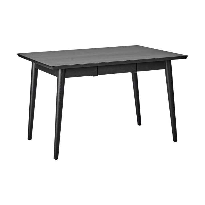 VIOR spisebord 90x120 cm, Sortlakeret eg NJRD