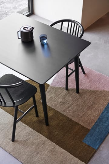 VIOR spisebord 90x120 cm - Sortlakeret eg - NJRD