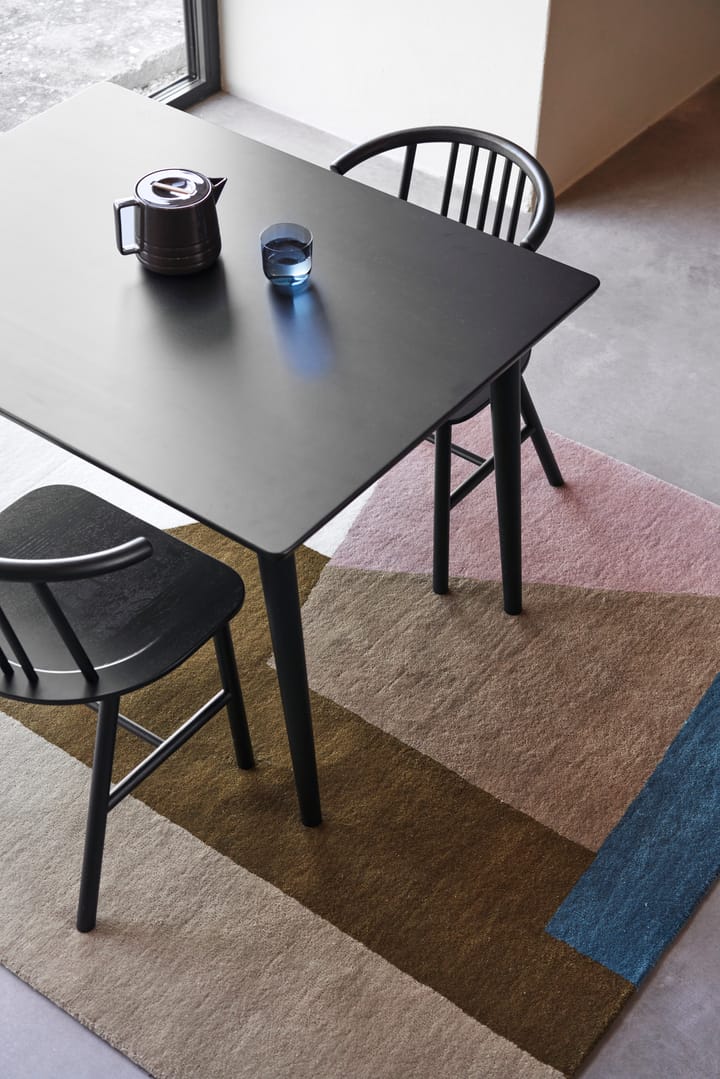 VIOR spisebord 90x120 cm, Sortlakeret eg NJRD