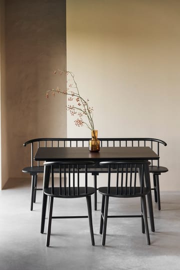 VIOR spisebord 90x120 cm - Sortlakeret eg - NJRD
